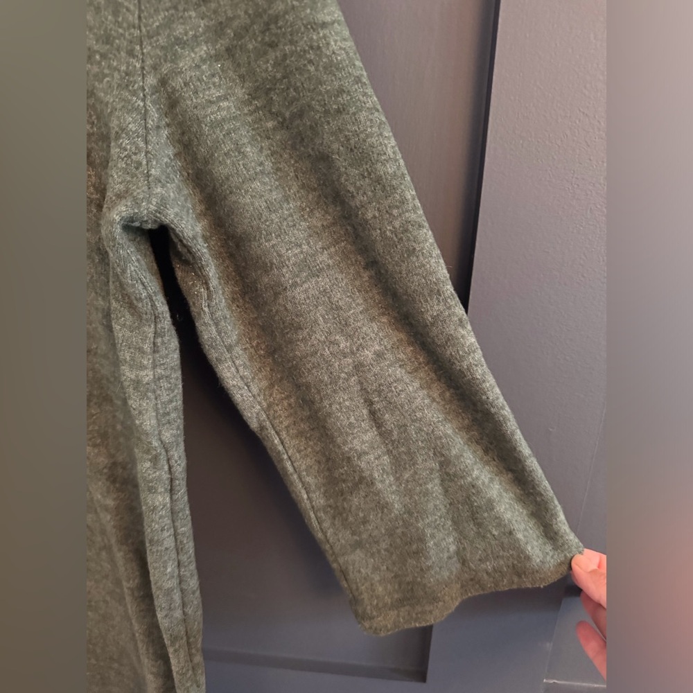 Zara Dark Green Sweater Dress - Picture 5 of 8